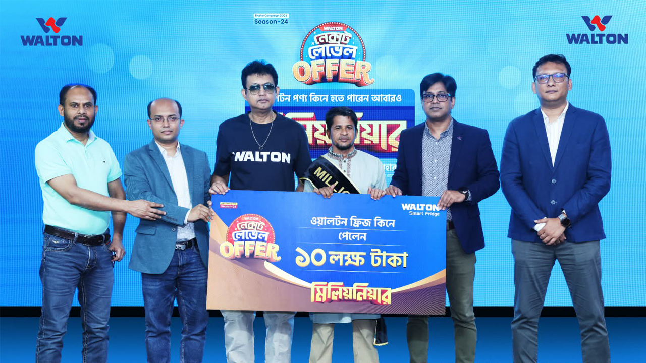 ঈদে ওয়ালটন ফ্রিজ কিনে মিলিয়নিয়ার ভালুকার খোকন মিয়া