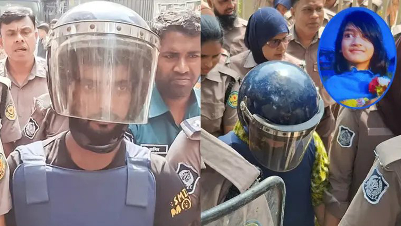 রামিসা ধর্ষণ-হত্যা: স্ত্রীসহ আদালতে সোহেল রানা