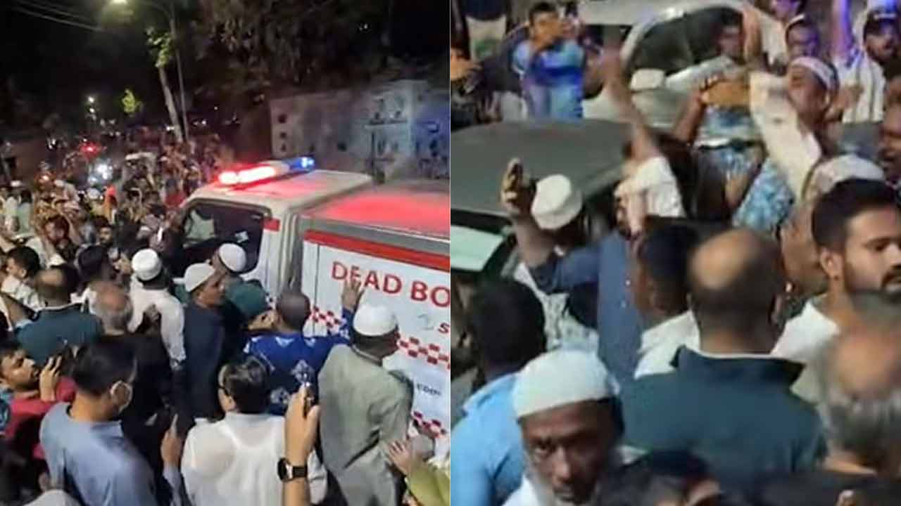 তোফায়েল আহমেদের জানাজা শেষে &lsquo;জয় বাংলা&rsquo; স্লোগান