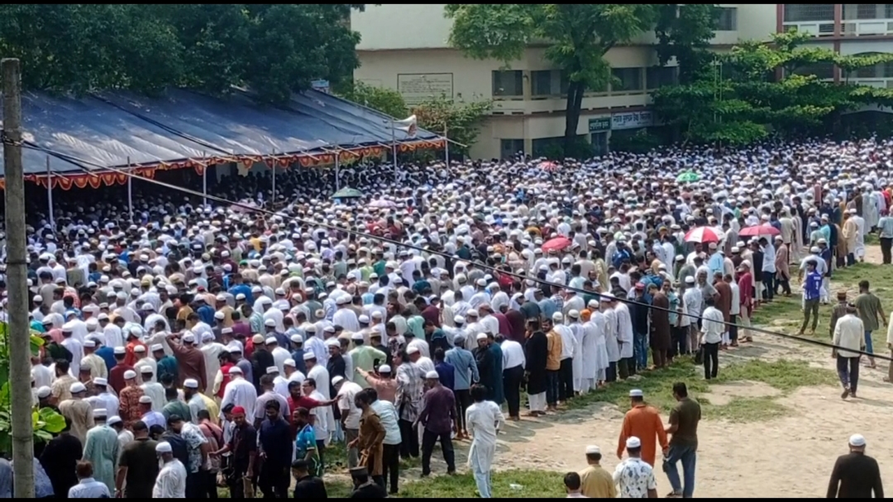 সাবেক প্রতিমন্ত্রী হারুন অর রশীদের দাফন সম্পন্ন