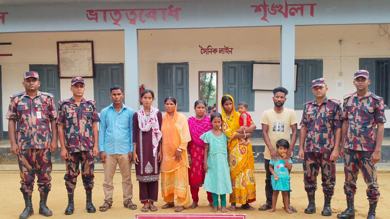 সীমান্তে ভারতে যাওয়ার চেষ্টা, ৯ বাংলাদেশি আটক