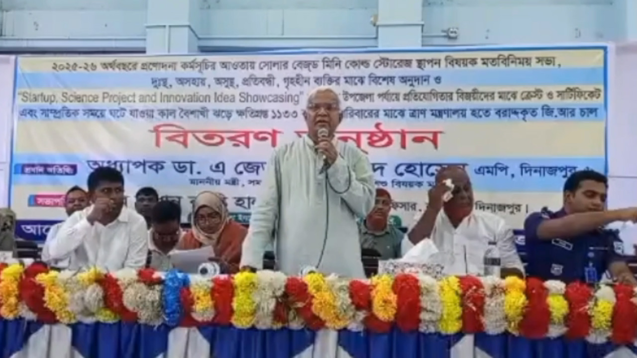 অর্থের অভাবে কেউ চিকিৎসাসেবা থেকে বঞ্চিত হবে না: ডা. জাহিদ হোসেন