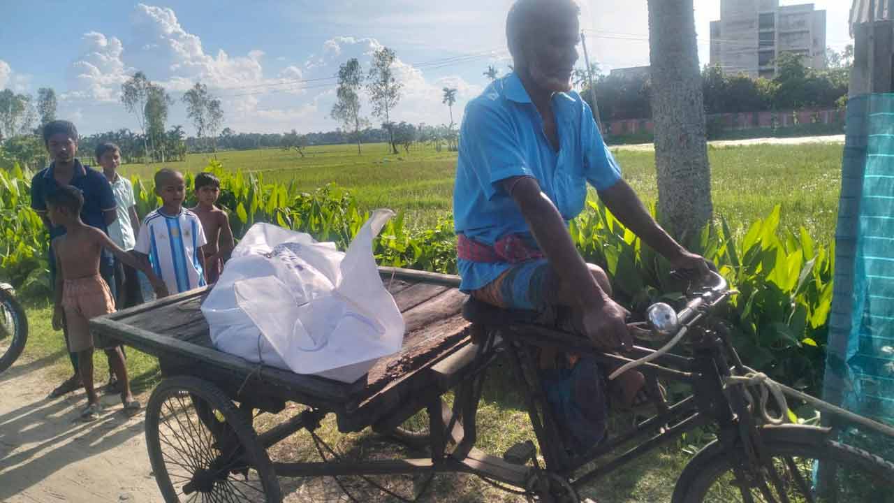 শেরপুরে ধানক্ষেত থেকে অজ্ঞাত ব্যক্তির মরদেহ উদ্ধার