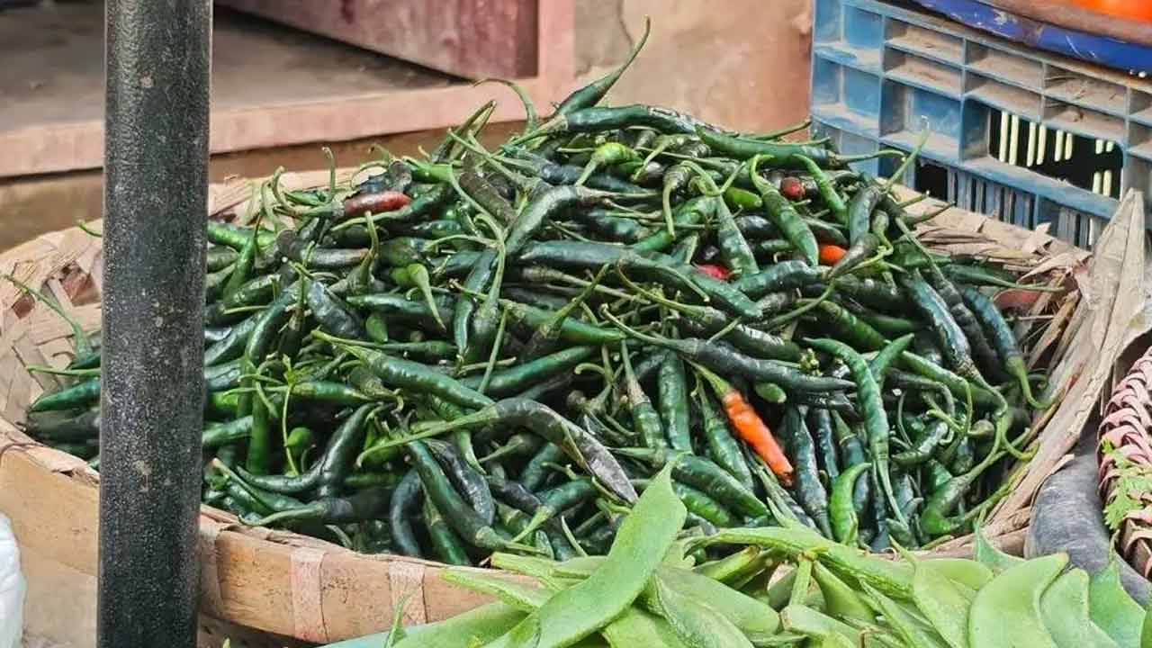 রাজধানীর বাজারে কাঁচা মরিচের &lsquo;ট্রিপল সেঞ্চুরি&rsquo;