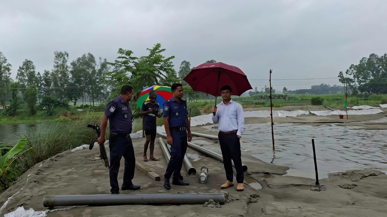 অবৈধ বালু উত্তোলনে মোবাইল কোর্ট, ৫০ হাজার টাকা জরিমানা