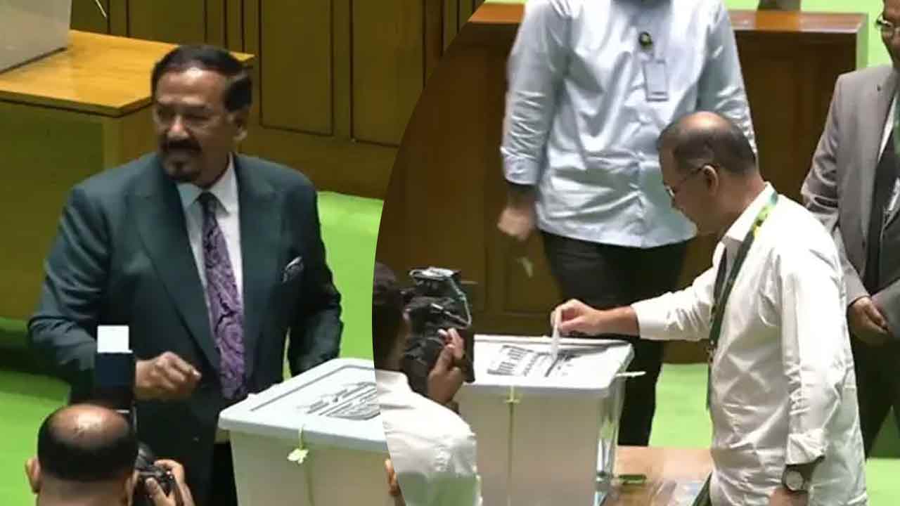 রাষ্ট্রপতি নির্বাচনে ভোট দিলেন হাফিজ উদ্দিন ও তারেক রহমান