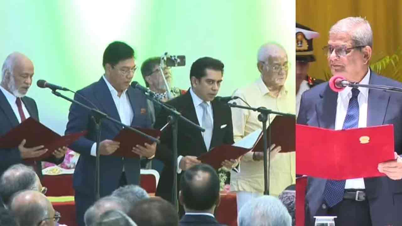শপথ নিলেন মন্ত্রিসভার নতুন সদস্যরা