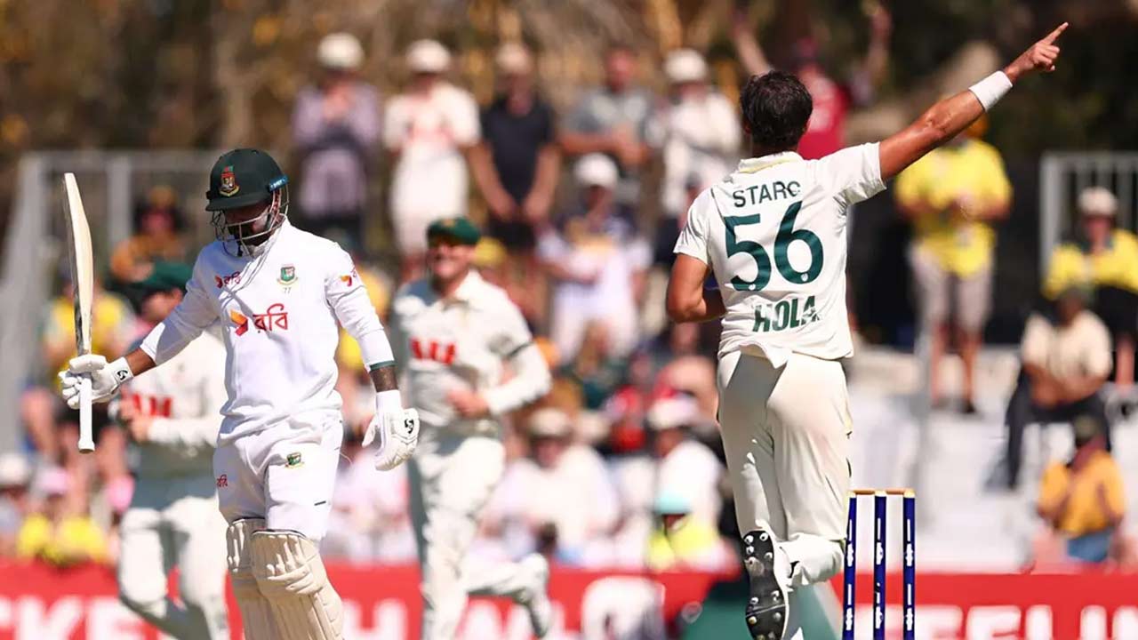 টানা তিন ইনিংসে শূন্য লিটনের, ইনিংস হারের শঙ্কায় বাংলাদেশ