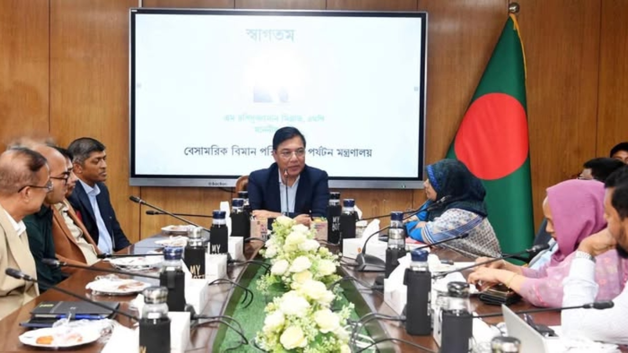 নতুন নেতৃত্বে বেসামরিক বিমান ও পর্যটন খাতে গতি আনতে চান মন্ত্রী মিল্লাত