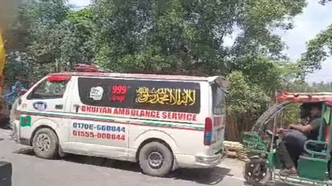 যানজটে চার ঘণ্টা অ্যাম্বুলেন্সে আটকে রোগীর মৃত্যু