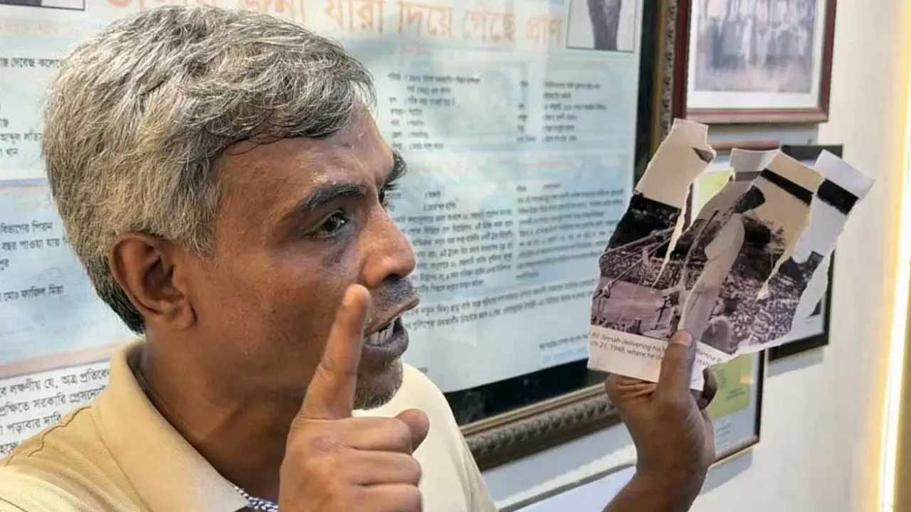 ডাকসু সংগ্রহশালা থেকে জিন্নাহর ছবি ছিঁড়ে ফেললেন ছাত্রনেতা আবু তৈয়ব