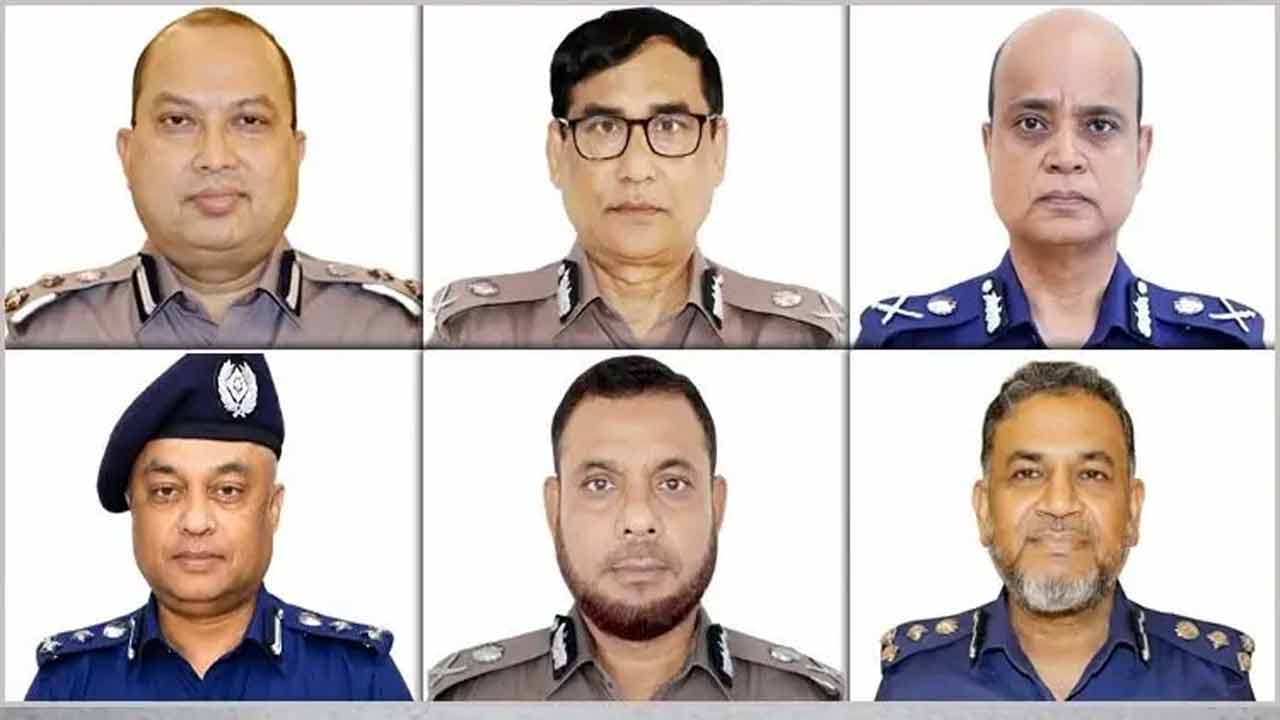 পুলিশের ছয় শীর্ষ পদে রদবদল, এসবি প্রধান হলেন কামরুল আহসান