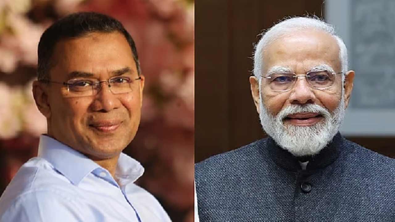 বাংলাদেশের প্রধানমন্ত্রী তারেক রহমান ও ভারতের প্রধানমন্ত্রী নরেন্দ্র মোদি। ছবি : সংগৃহীত