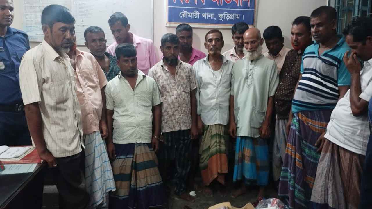 রৌমারীতে জুয়ার আসরে অভিযান, দেড় লাখ টাকা উদ্ধার