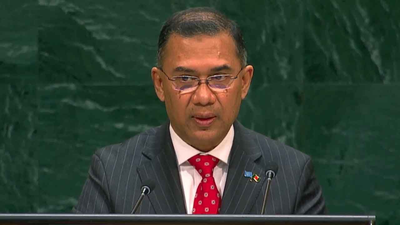 জাতিসংঘের ৮১তম অধিবেশনে প্রধানমন্ত্রী তারেক রহমানের বাংলায় ভাষণ
