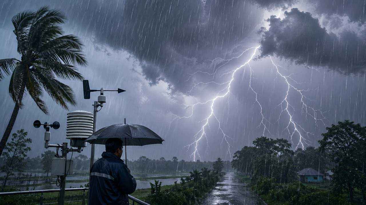 দুপুরের মধ্যে যেসব জেলায় ৬০ কিলোমিটার বেগে ঝড়ের আভাস
