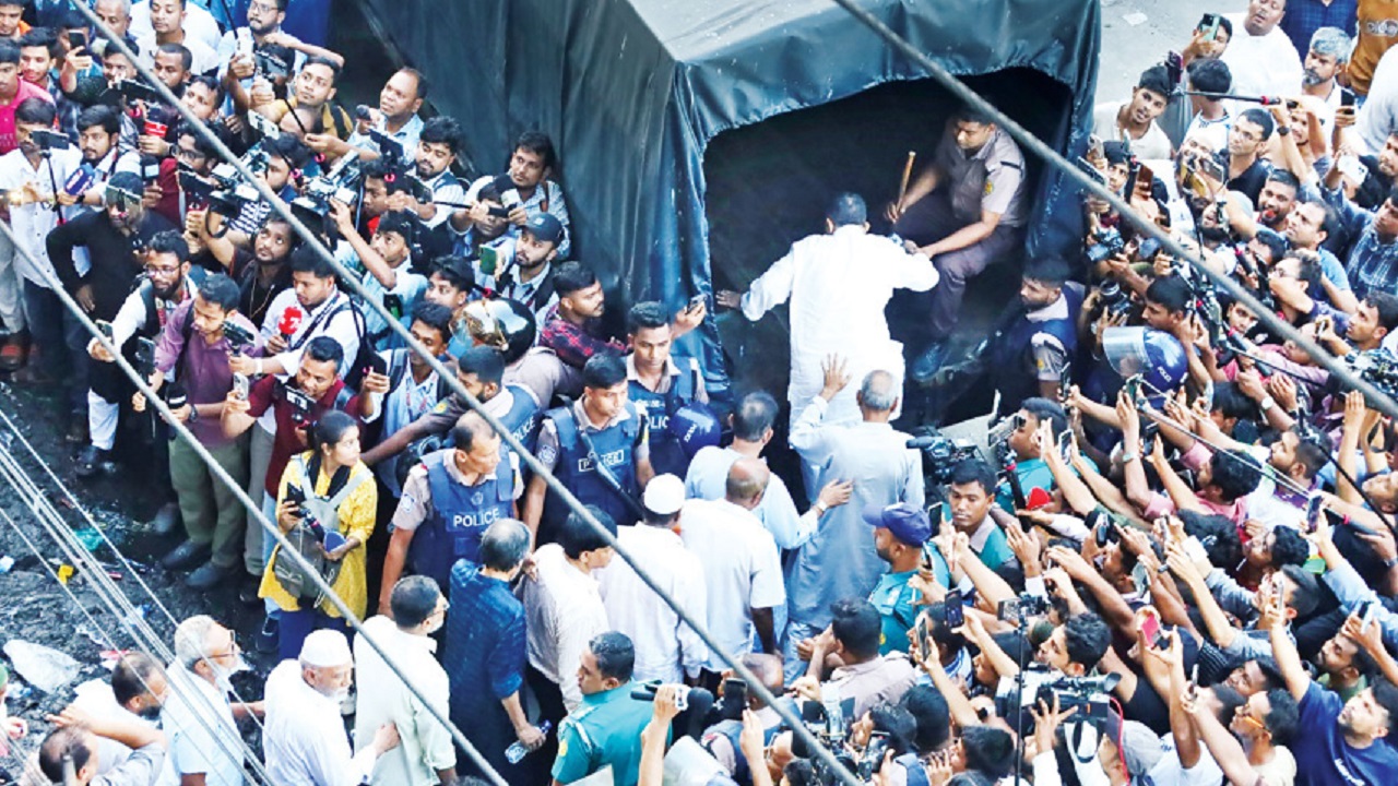 জাসদ কার্যালয় থেকে আটক ২৭ জন কারাগারে