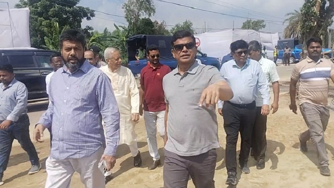 প্রধানমন্ত্রীর ফেনী সফরের প্রস্তুতি পরিদর্শন করলেন পানিসম্পদ প্রতিমন্ত্রী