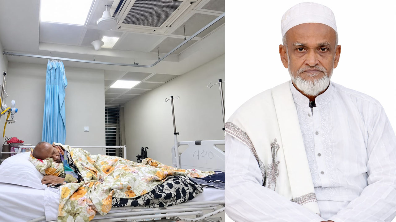 পিরোজপুর সদর উপজেলা বিএনপির সাবেক ভারপ্রাপ্ত সভাপতি মোতালেব আকন। ছবি: দেশ টিভি
