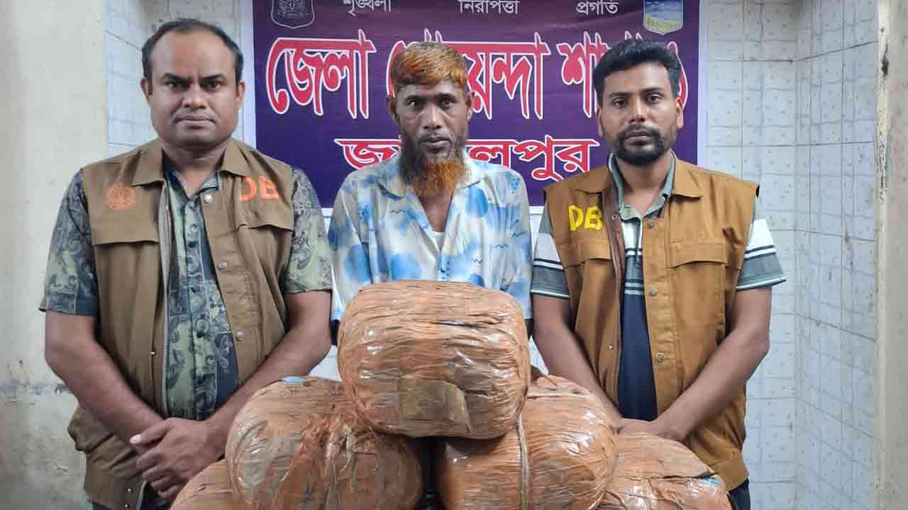 জামালপুরে ২০ কেজি গাঁজাসহ গ্রেপ্তার ১