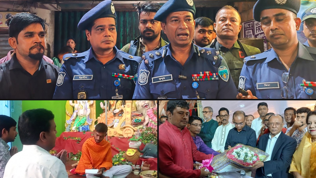 সারাদেশে শান্তিপূর্ণ পরিবেশে মহানবমী উদযাপন