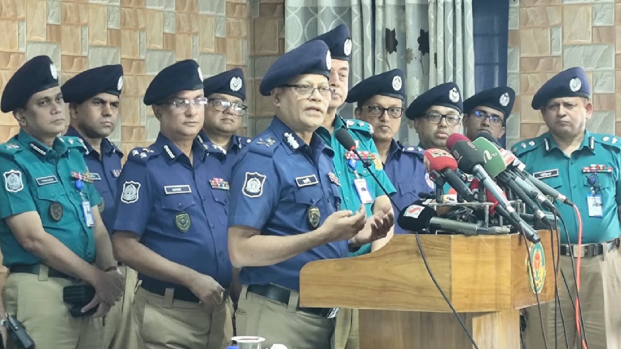 আইজিপি মো. আলী হোসেন ফকির। ছবি: সংগৃহীত