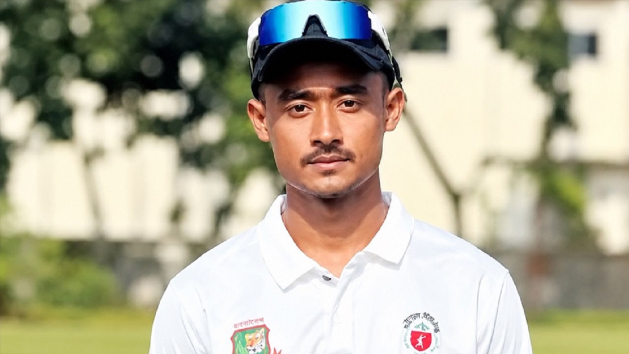 অনূর্ধ্ব-১৮ দলের ক্রিকেটার মেহেদী হাসান হৃদয়। ছবি: সংগৃহীত