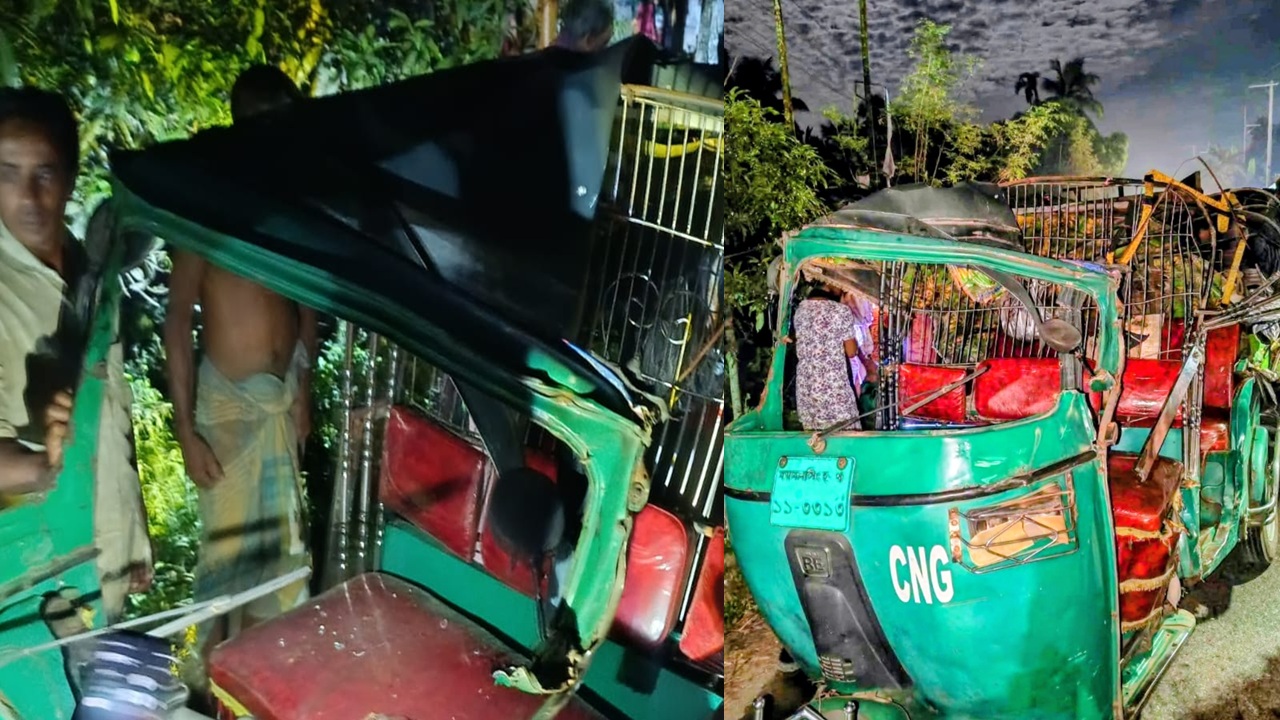 শেরপুরে বাস-সিএনজি সংঘর্ষে প্রাণ গেলো প্রবাসীর