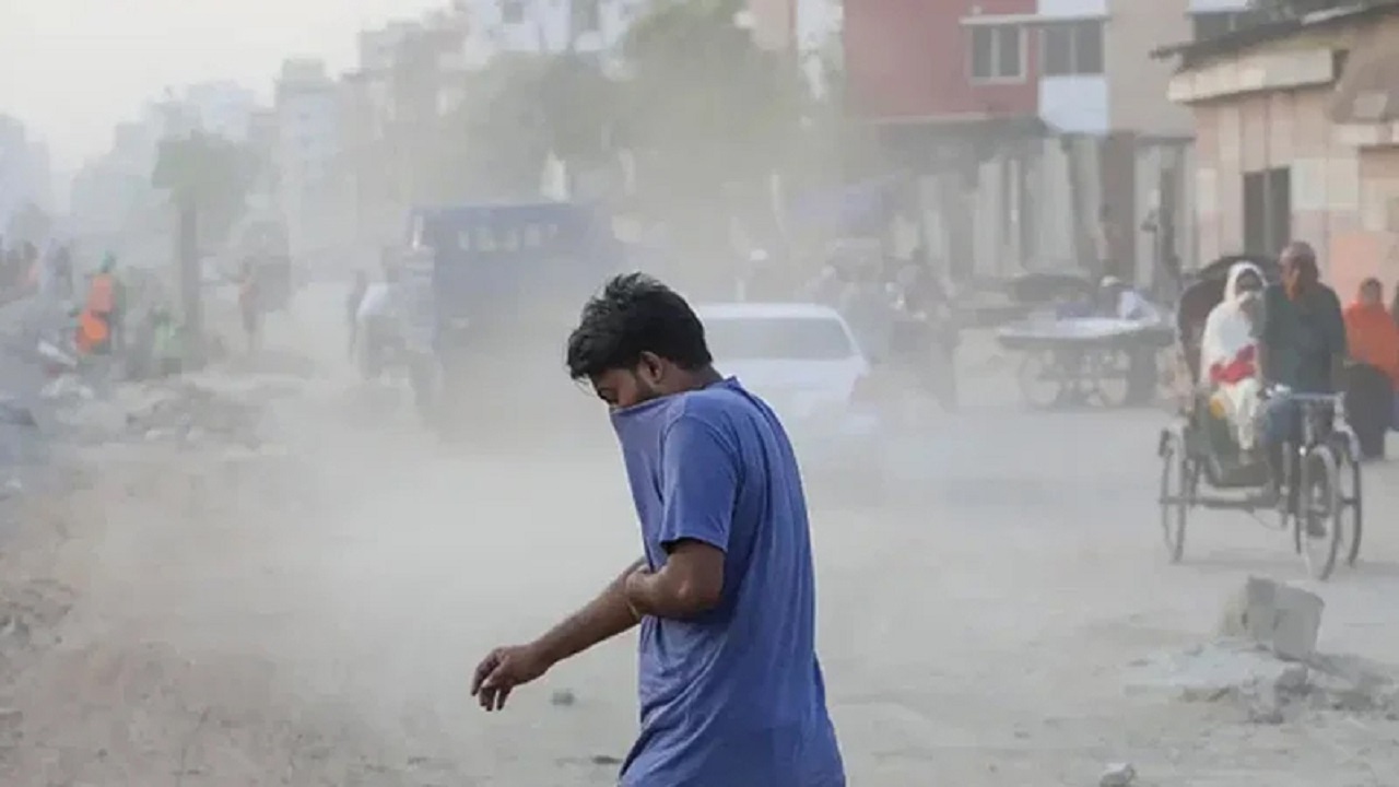 ঢাকার বাতাস আজ কতটা দূষিত