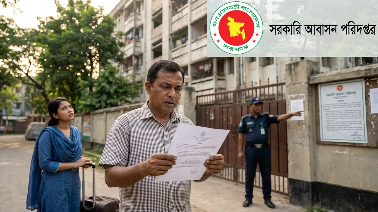 শনিবারের মধ্যে সরকারি বাসার ভাড়াটে সরানোর নির্দেশ, নয়তো বরাদ্দ বাতিল